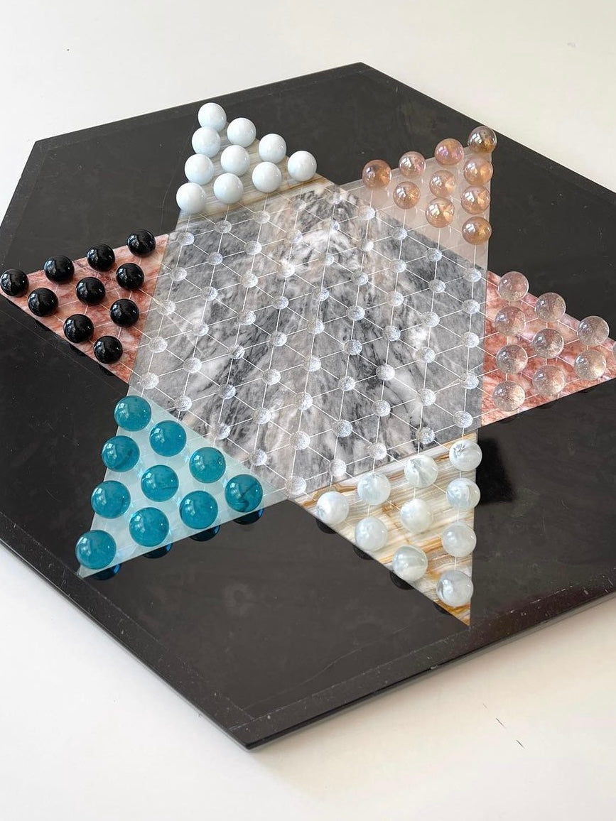 Chinese checkers deals marble set