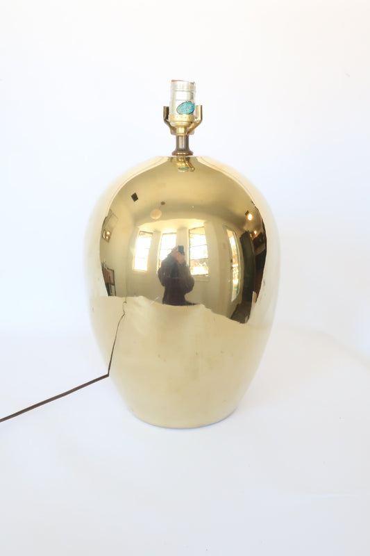 Brass Modernist Bubble design table lamp