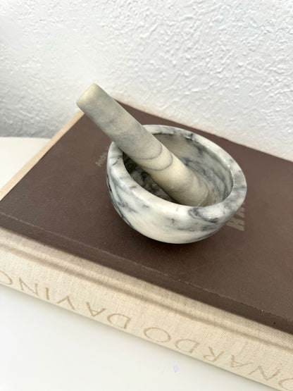 Kuchenprofi marble mortar + pestle set