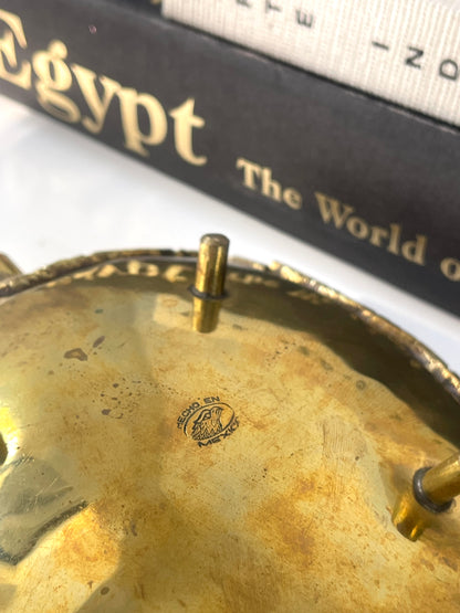 MCM Art Deco brass ashtray | catchall