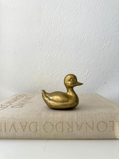 Brass Rubber Ducky | Brass Duck shelf decor