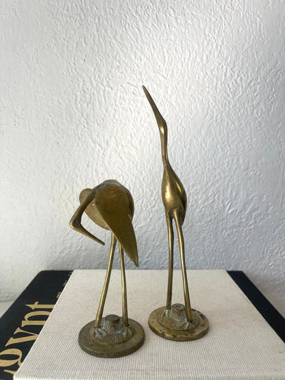 Pair of VTG brass mini cranes | Set 2