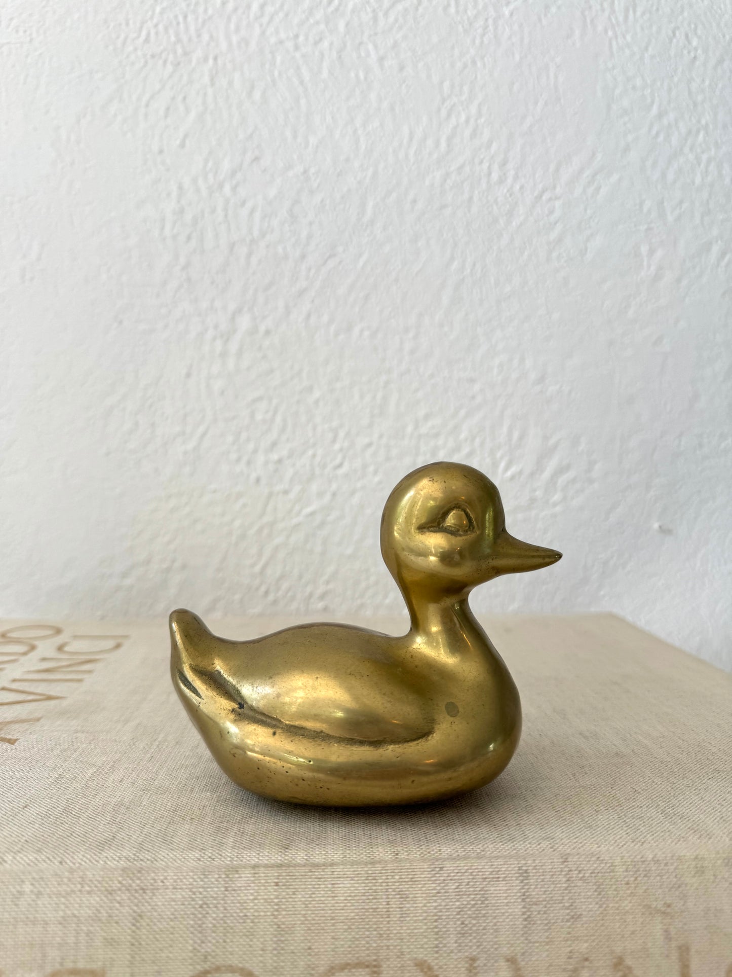 Brass Rubber Ducky | Brass Duck shelf decor