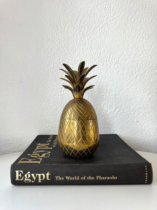 Brass pineapple container | catchall