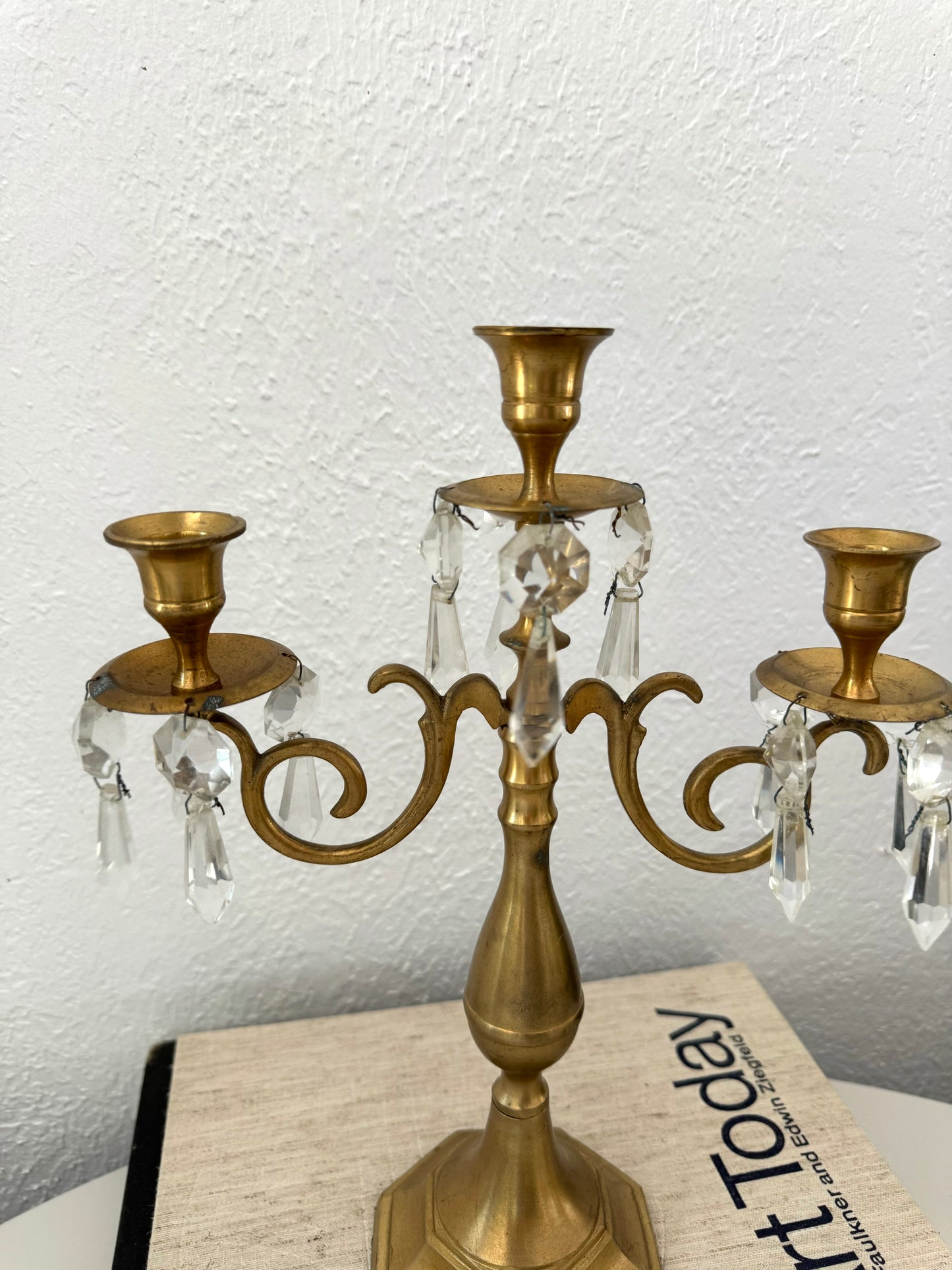 Regency 3~Arm Candelabra  style candle holder