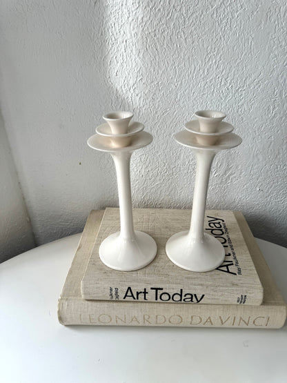 Fitz & Floyd Art Deco candlestick holders | Set 2