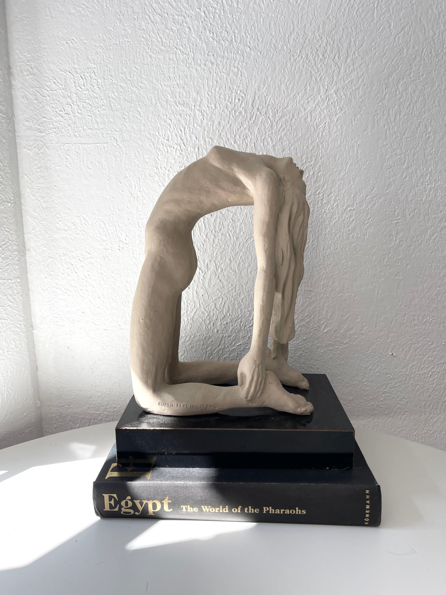 Vintage 1980 signed Art Deco Austin Productions nude sculpture | Art Deco Sculpture