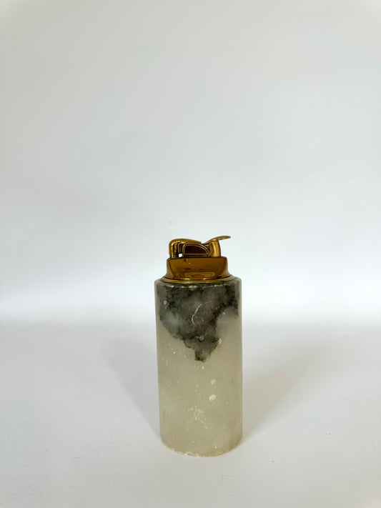 MCM marble table lighter | barware decor