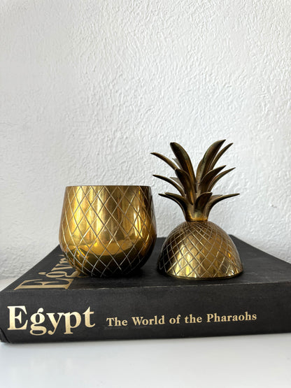 Brass pineapple container | catchall