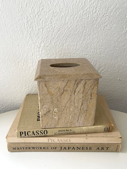 Marble tissue box | Decorative Kleenex holder