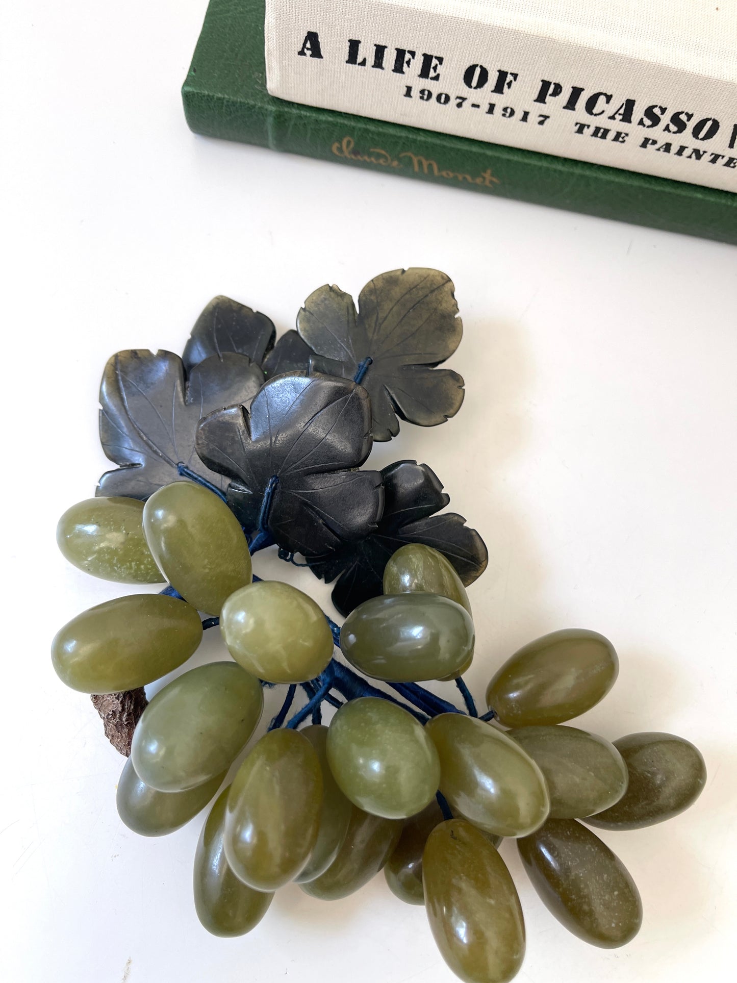 Vintage MCM  jade | onyx grape cluster