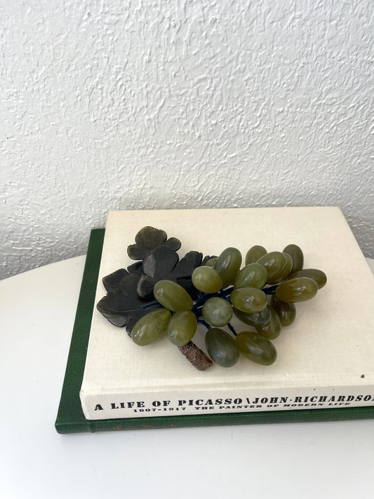 Vintage MCM  jade | onyx grape cluster