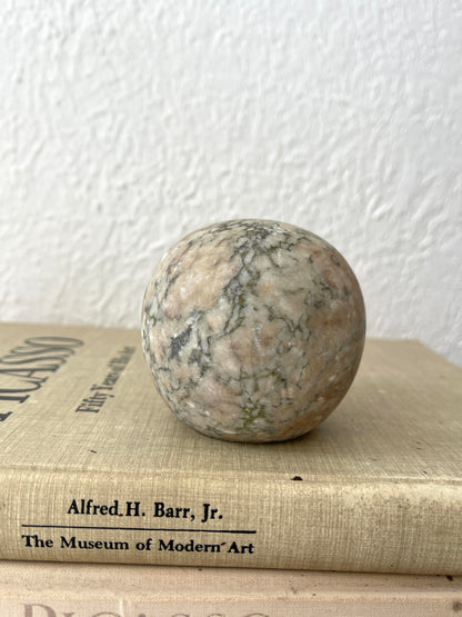 Vintage marble sphere | marble paperweight