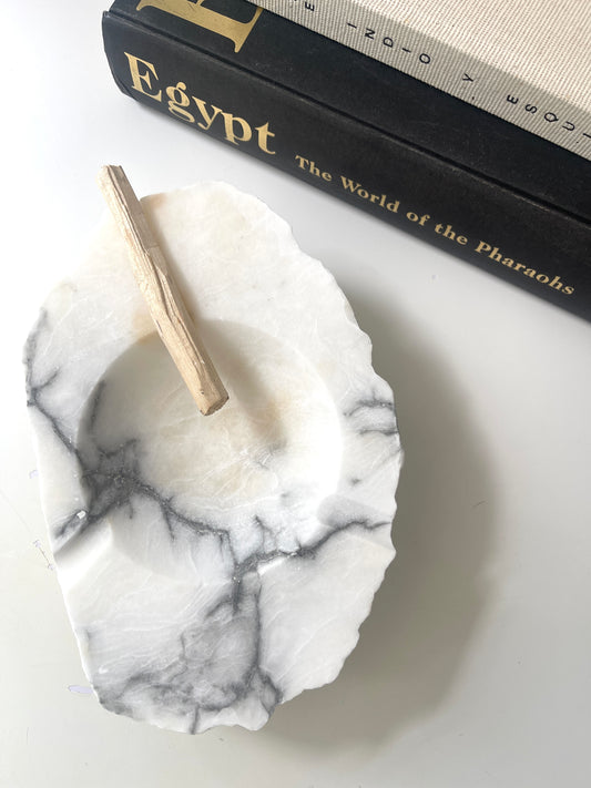 Vintage Italian marble ashtray | marble catchall