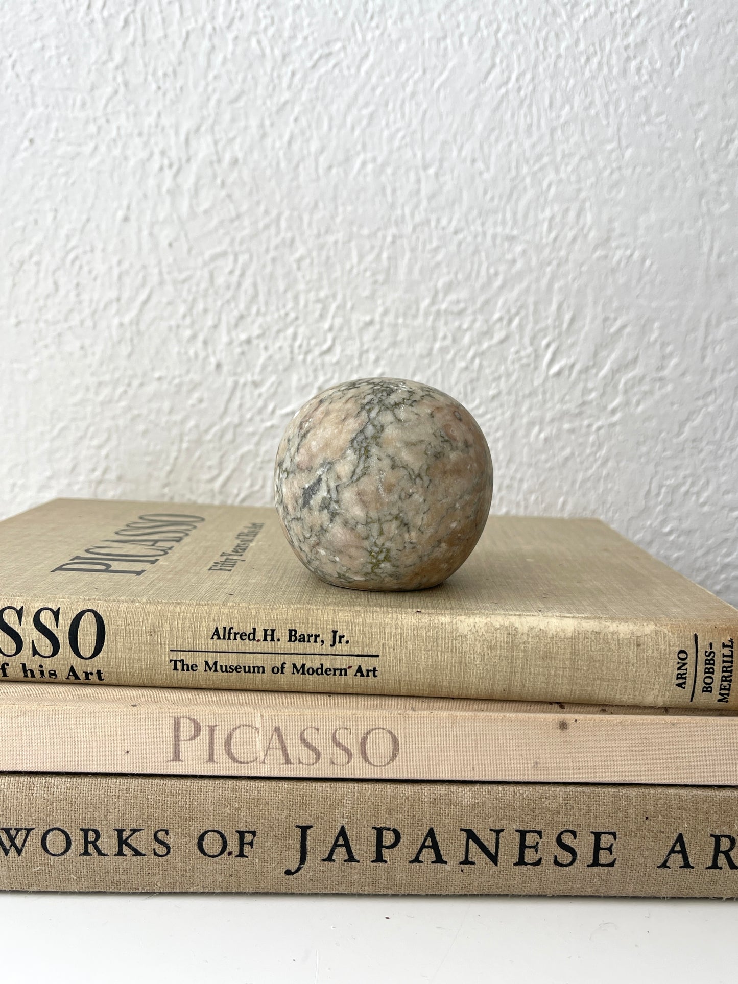 Vintage marble sphere | marble paperweight