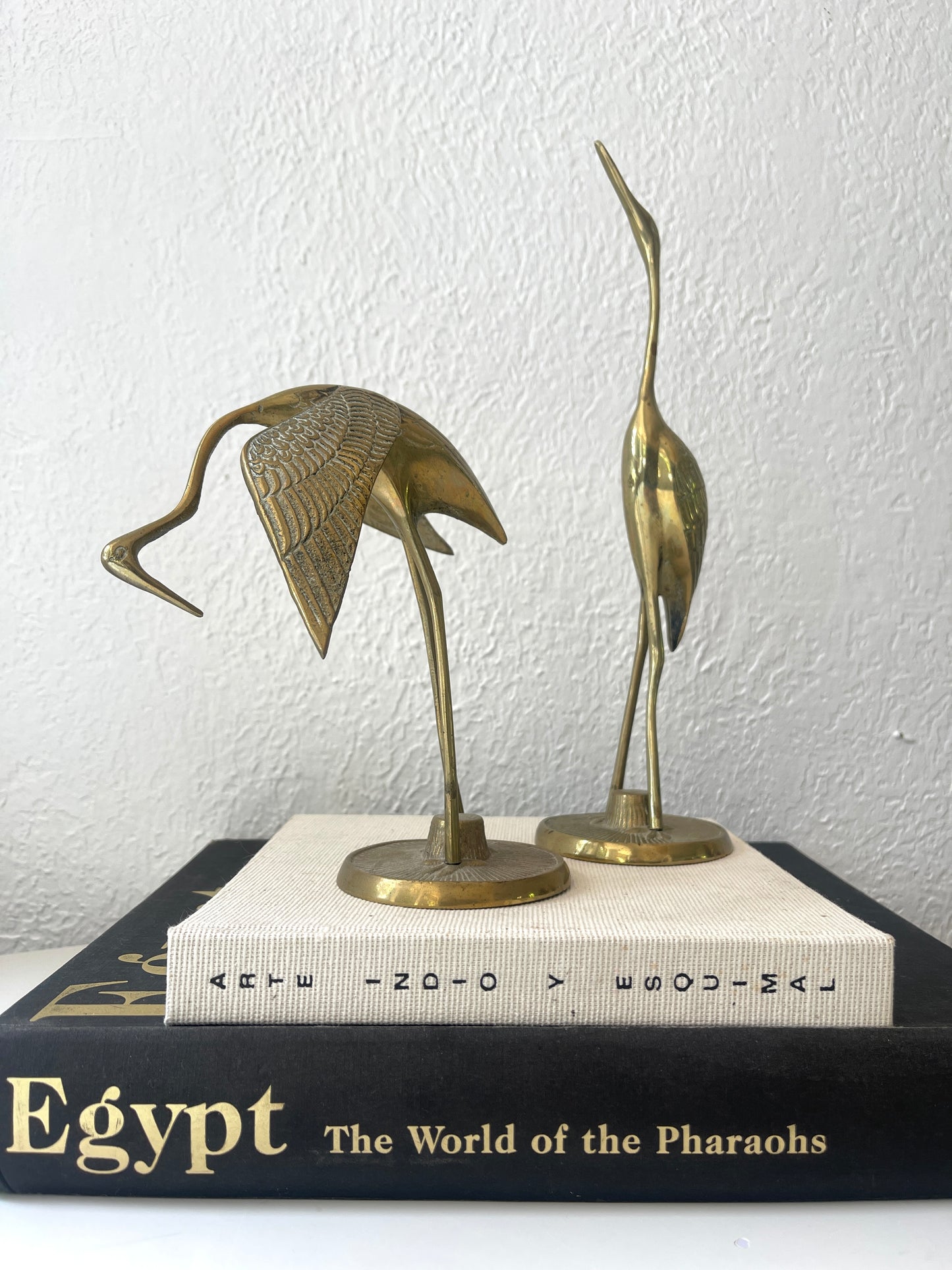 Mid Century 1950’s Leonardo brass cranes | MCM decor